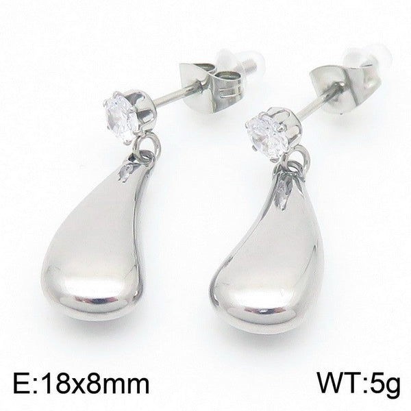Kalen Zircon Chunky Drop Earrings for Women Wholesale