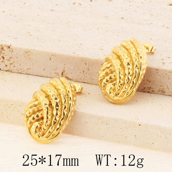 Kalen Post Chunky Stud Earrings for Women Wholesale