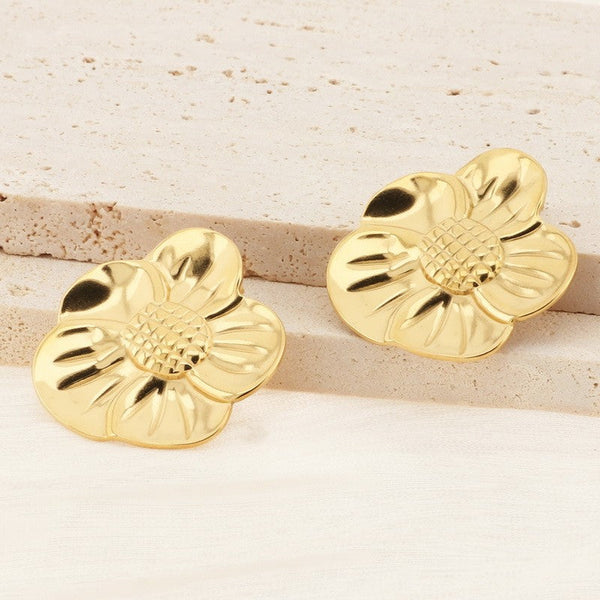 Kalen Flower Stud Earrings for Women Wholesale