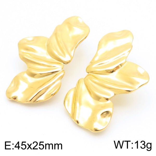 Kalen Leaf Stud Earrings for Women Wholesale