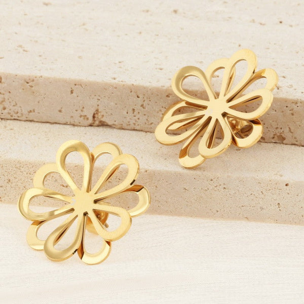 Kalen Flower Stud Earrings for Women Wholesale