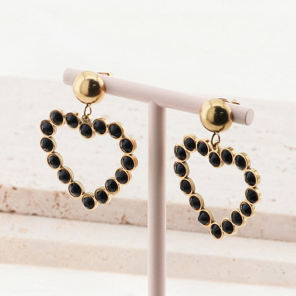 Kalen Heart Drop Earrings for Women Wholesale