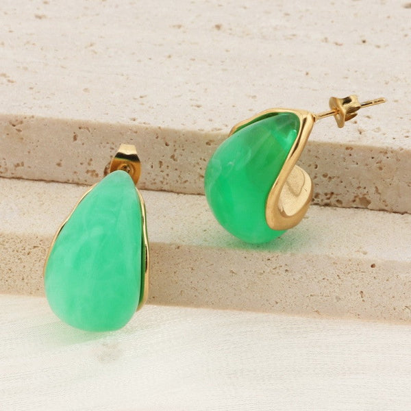 Kalen Teardrop Stud Earrings for Women Wholesale