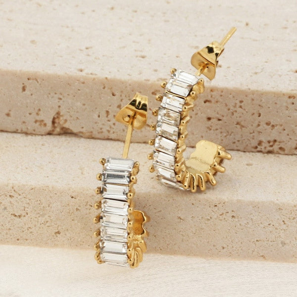 Kalen CC J Hoop Earrings for Women Wholesale