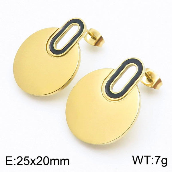 Kalen Round Stud Earrings for Women Wholesale