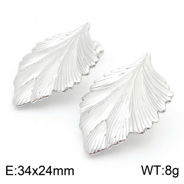 Kalen Leaf Stud Earrings for Women Wholesale