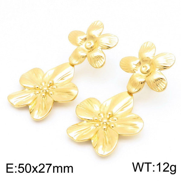 Kalen Flower Drop Earrings for Women Wholesale