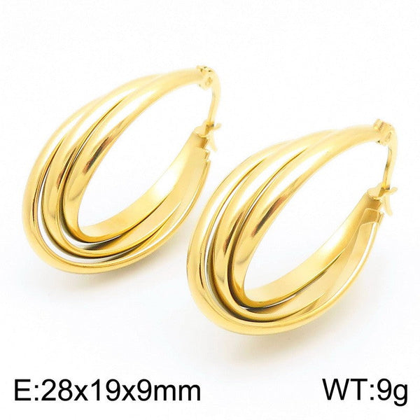 Kalen Triple Hoop Earrings for Women Wholesale