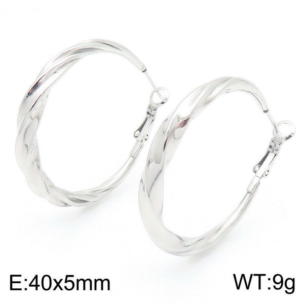 Kalen Round Hoop Earrings for Women Wholesale