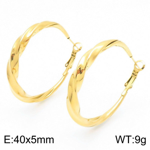 Kalen Round Hoop Earrings for Women Wholesale