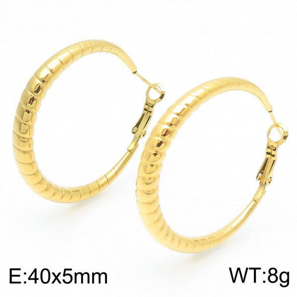 Kalen Round Hoop Earrings for Women Wholesale