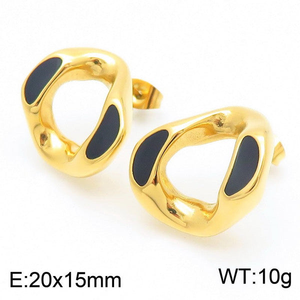 Kalen Enamel Stud Earrings for Women Wholesale