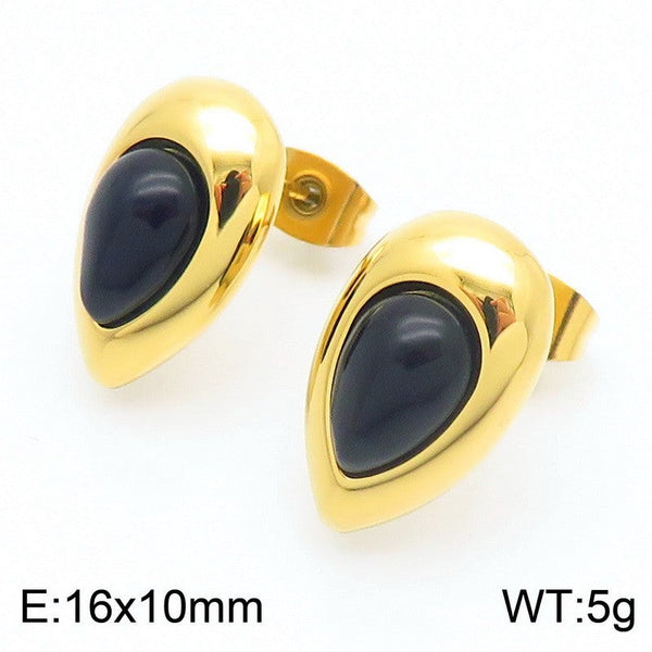 Kalen Vintage Oval Stud Earrings Wholesale