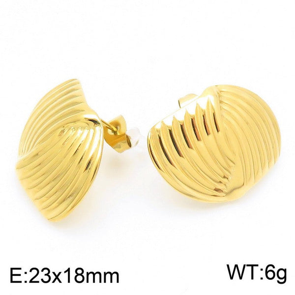 Kalen Chunky Stud Earrings Wholesale