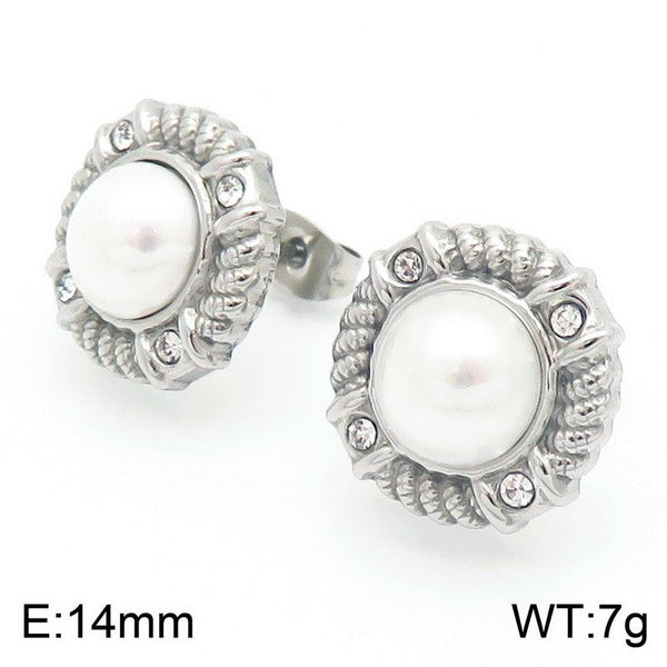 Kalen Pearl Stud Earrings Wholesale