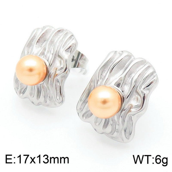 Kalen Pearl Stud Earrings Wholesale