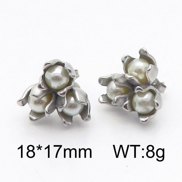 Kalen Pearl Stud Earrings for Women Wholesale