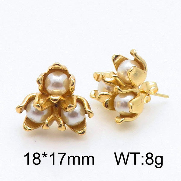 Kalen Pearl Stud Earrings for Women Wholesale