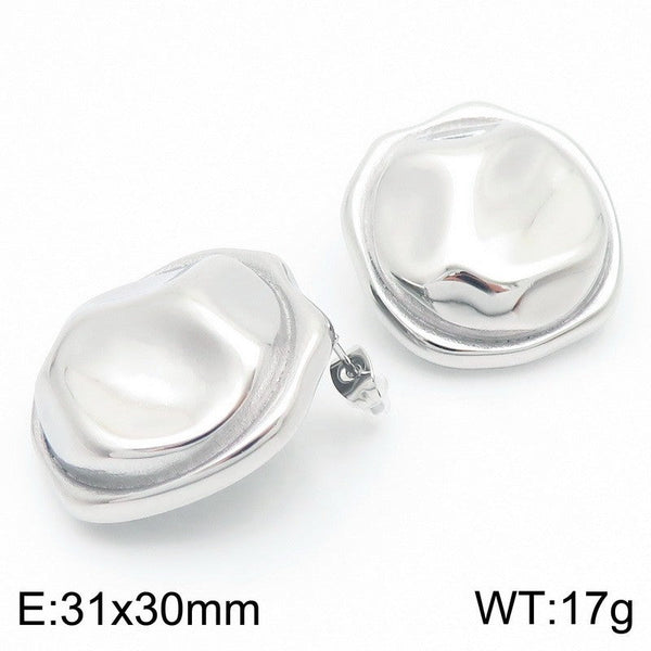 Kalen Stainless Steel Stud Earrings for Women