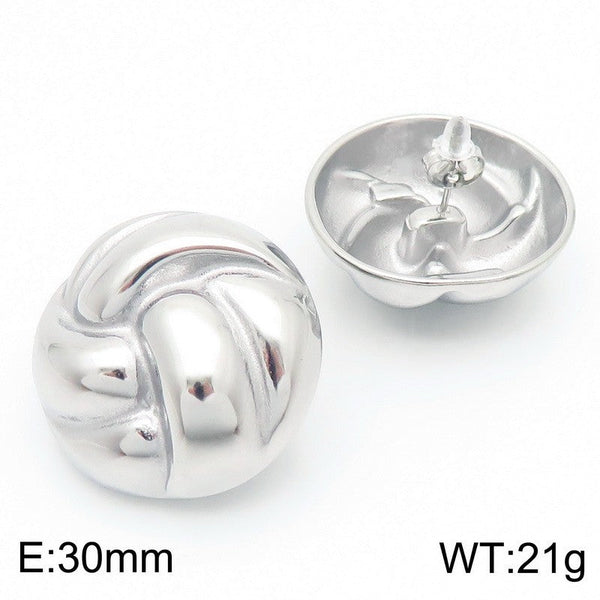 Kalen Stainless Steel Stud Earrings for Women