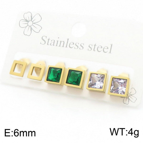 Kalen Square Stud Earring for Women Wholesale