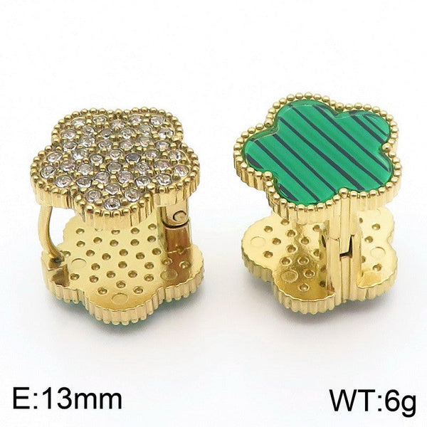 Kalen Flower Zircon Stud Earring for Women Wholesale