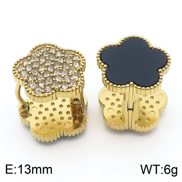 Kalen Flower Zircon Stud Earring for Women Wholesale