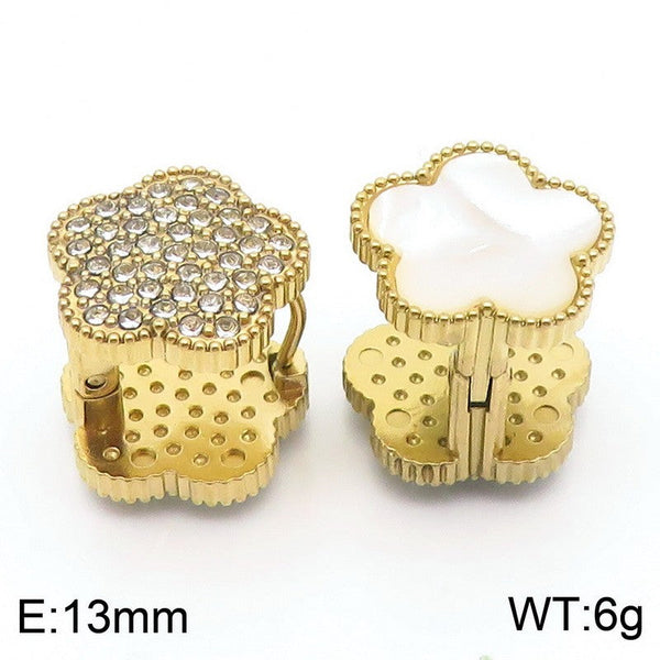 Kalen Flower Zircon Stud Earring for Women Wholesale