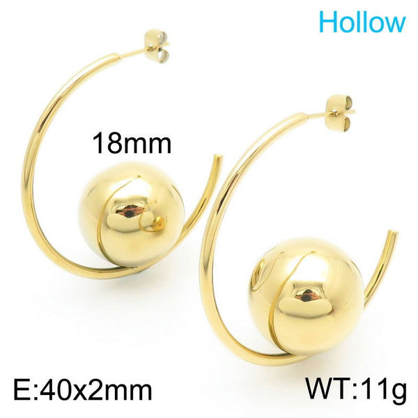 Kalen Ball Hoop Earring for Women Wholesale