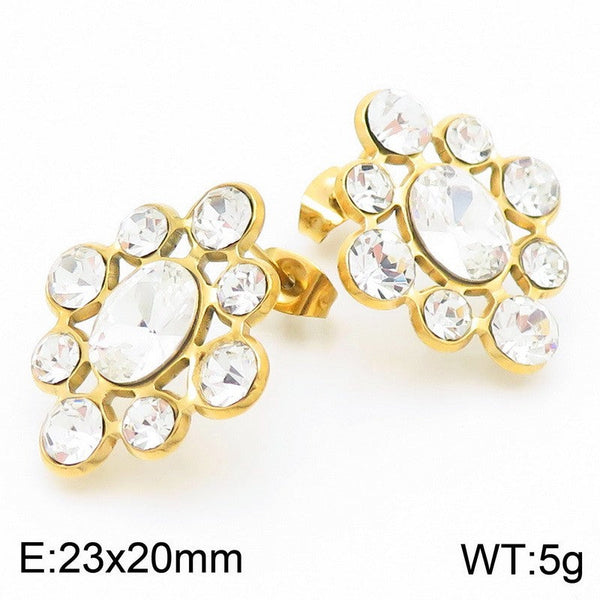 Kalen Zircon Stud Earrings for Women