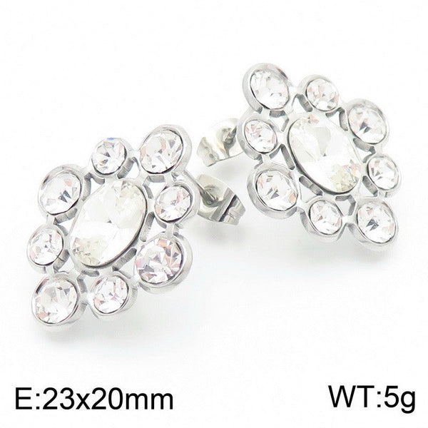 Kalen Zircon Stud Earrings for Women