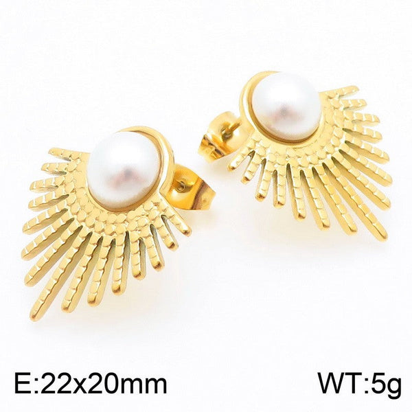 Kalen Sun Stud Earrings for Women