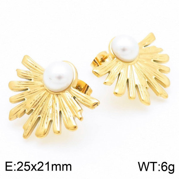 Kalen Sun Stud Earrings for Women