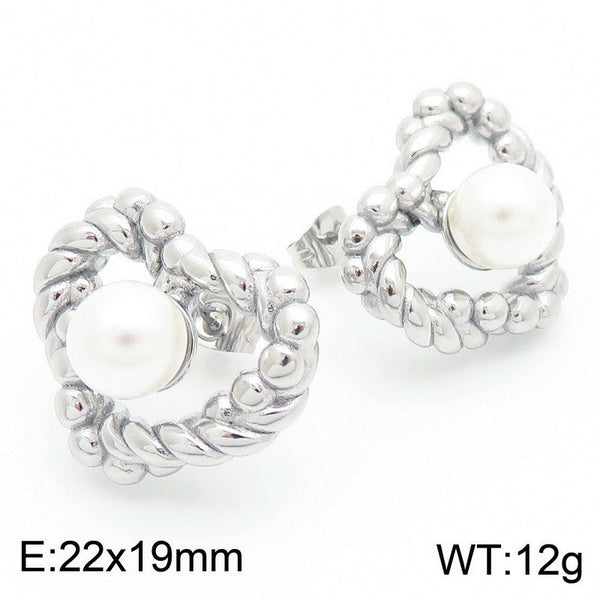 Kalen Heart Stud Earrings for Women