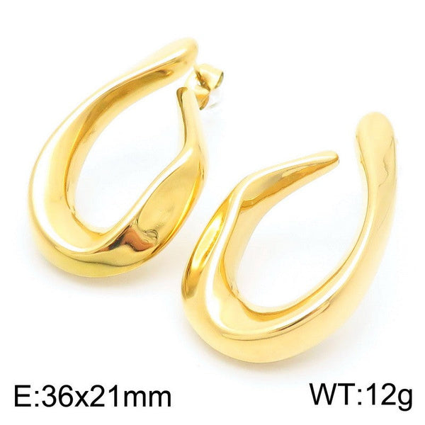 Kalen Chunky Hoop Earrings Wholesale