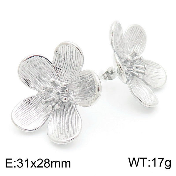 Kalen Flower Stud Earrings Wholesale