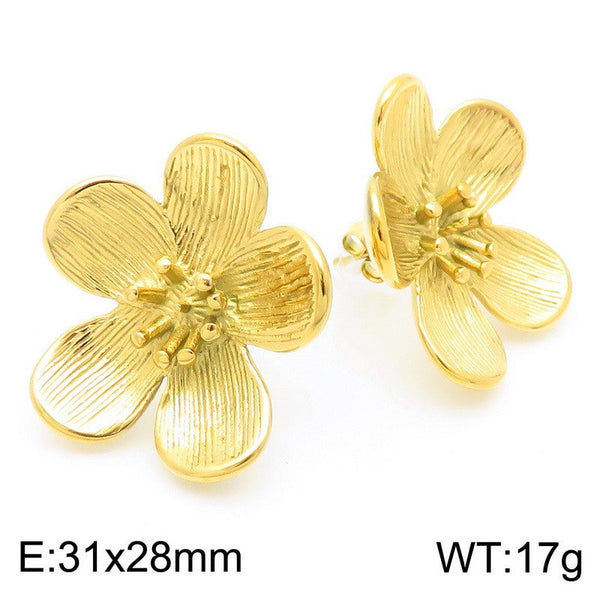 Kalen Flower Stud Earrings Wholesale