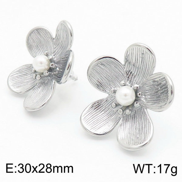 Kalen Flower Stud Earrings for Women