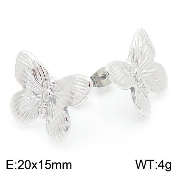 Kalen Butterfly Stud Earrings for Women