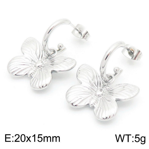 Kalen Butterfly Stud Earrings for Women