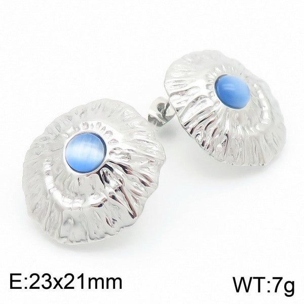 Kalen Vintage Stone Stud Earrings for Women