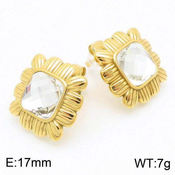 Kalen Zircon Stud Earrings for Women