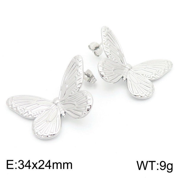 Kalen Butterfly Stud Earrings for Women