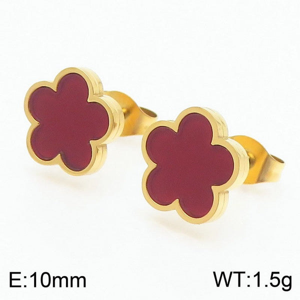 Kalen Flower Stud Earrings for Women