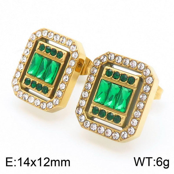 Kalen Zircon Stud Earrings for Women