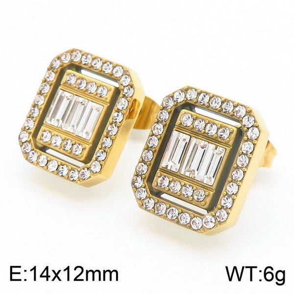 Kalen Zircon Stud Earrings for Women