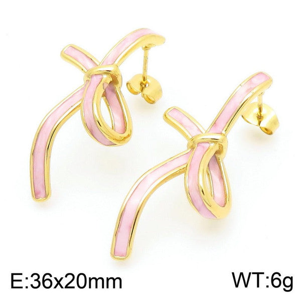 Kalen Knot Stud Earrings for Women