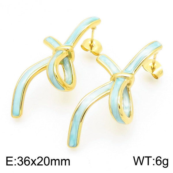 Kalen Knot Stud Earrings for Women