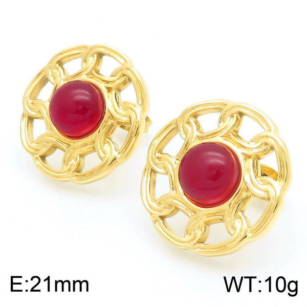 Kalen Stone Stud Earrings for Women