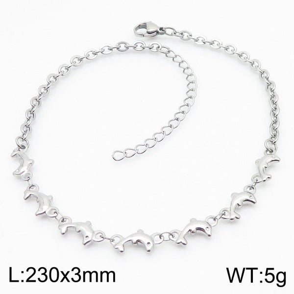 Kalen Stainless Steel Chain Anklet Wholesale for Women